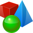 3D Objects Icon 128x128 png